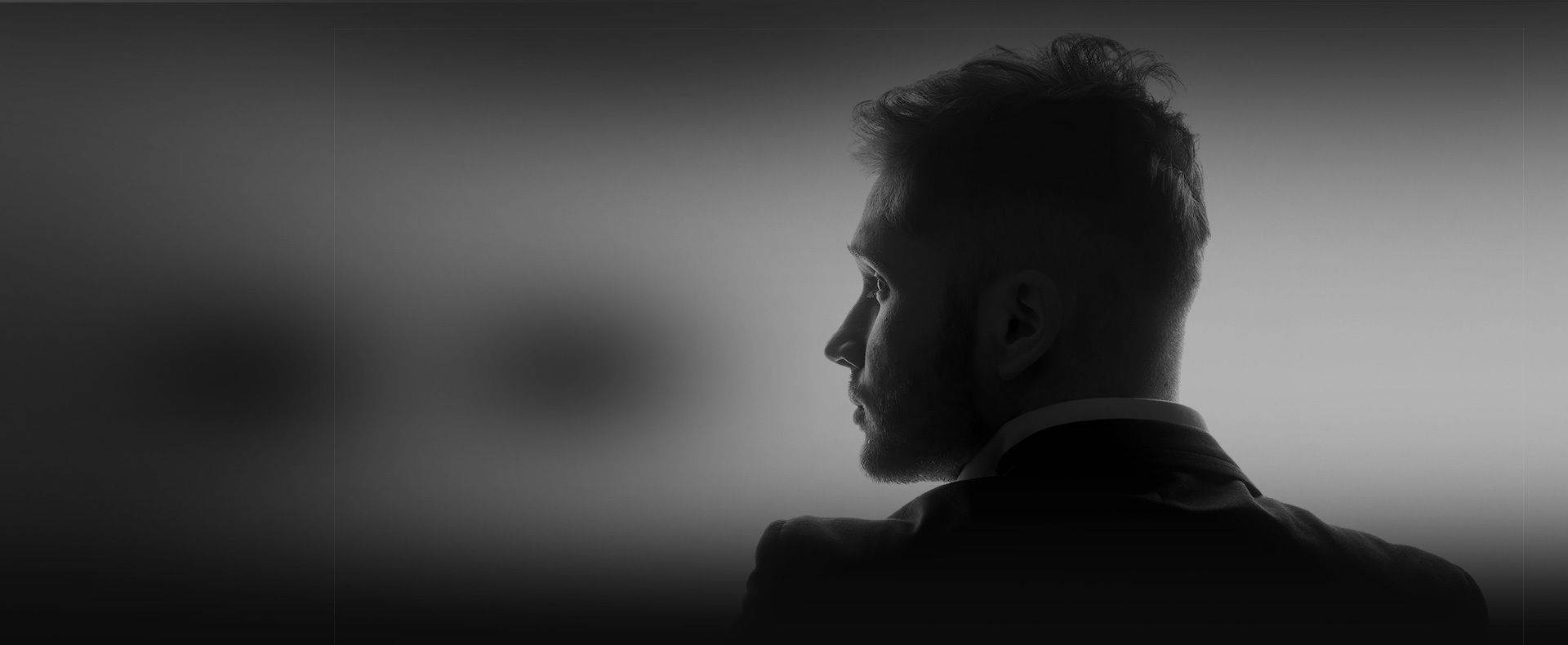 man's profile