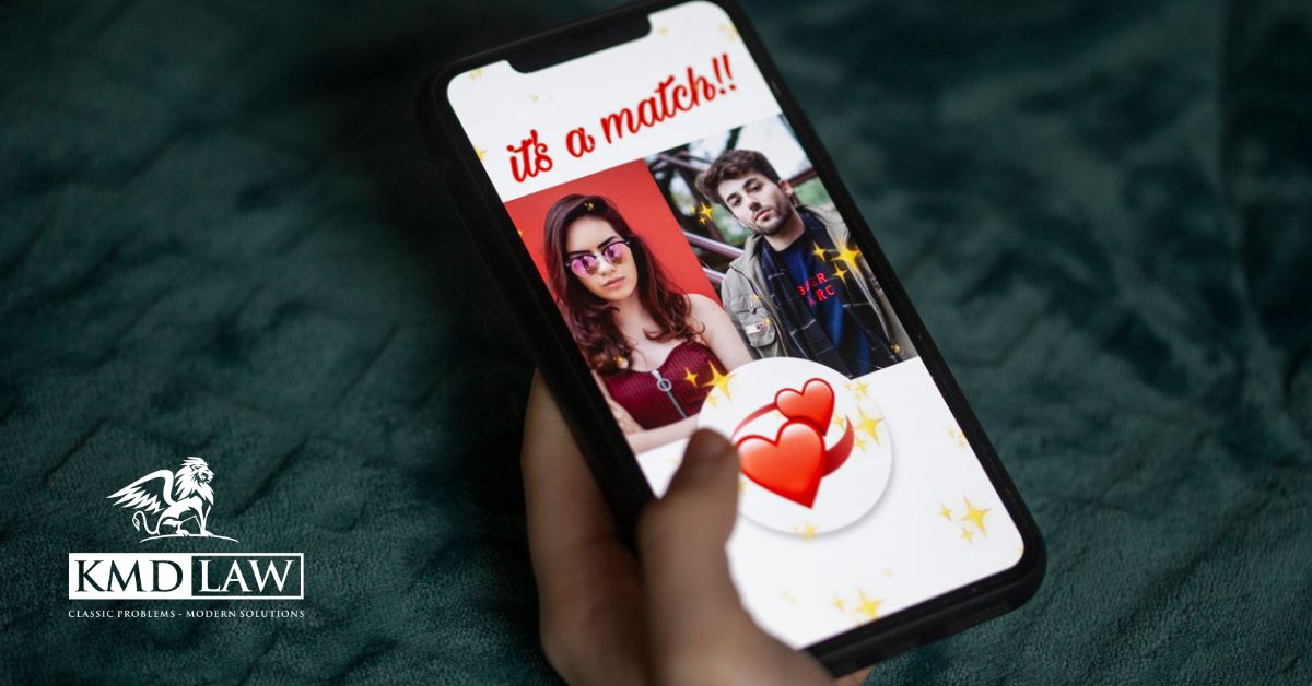 Couple matching on a dating app