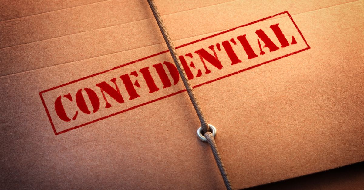 Confidential envelope