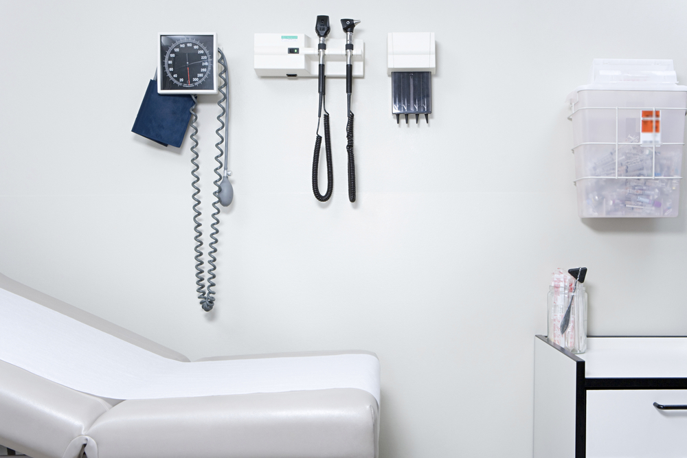 Doctor's office examination room